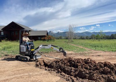Ditch Witch for Underground Utility Install
