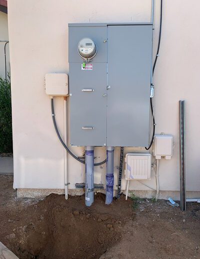 Electrical Utility Box Installed