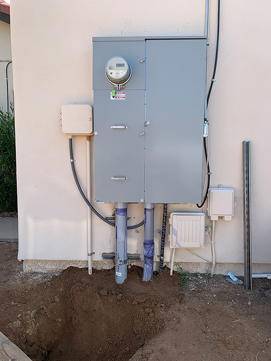 Electrical Utility Box Installed